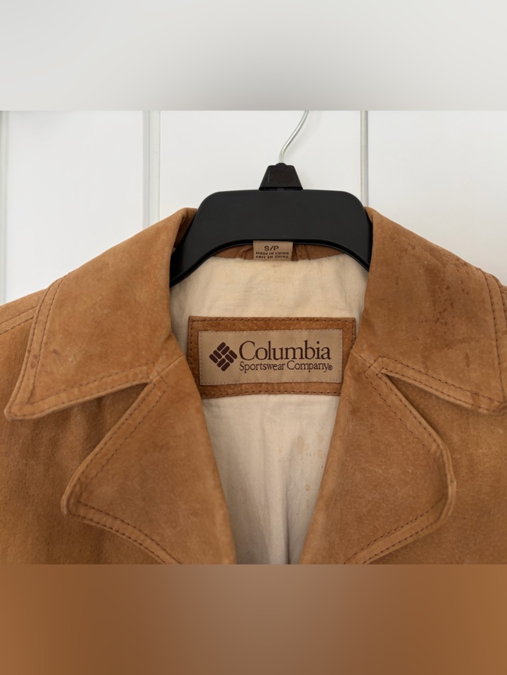 Columbia Women's Suede Cowhide‎ Leather Button-Front Jacket - Picture 3 of 7